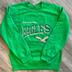 Vintage Kelly Green Eagles Crewneck